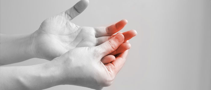 hands with peripheral neuropathy